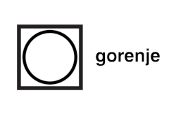 Ein Symbolbild für Ersatzteile bestehend aus Trockner Grafik und Logo des Herstellers Gorenje 