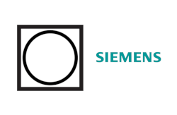 Ein Symbolbild für Ersatzteile bestehend aus Trockner Grafik und Logo des Herstellers Siemens 