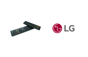 Symbolbild mit zwei Fernbedienungen und LG Logo